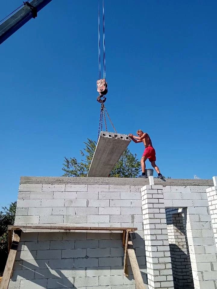 Кладка стен из газобетона